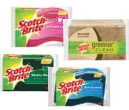 Scotch Brite scrub sponge 3-pack