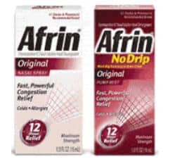 Afrin nasal spray