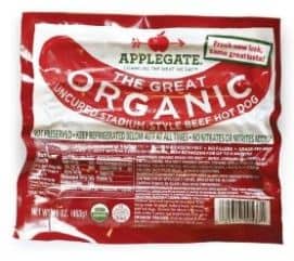 Applegate hot dogs Printable Coupon