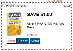 Goya rice April