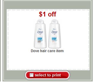 Dove hair care item