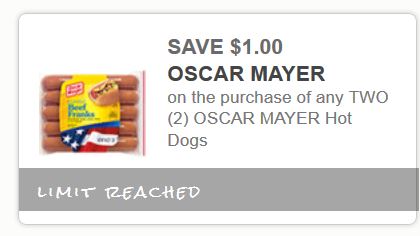 Oscar Mayer hot dogs