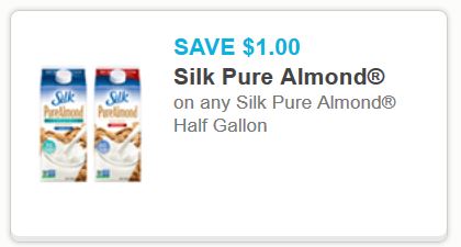 Silk Pure almond half gallon