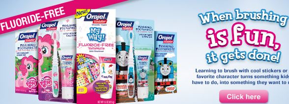Orajel kids my way toothpaste