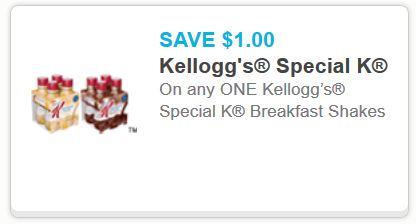 Special K breakfast shakes