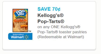 Kellogg's Toaster pastries 70 cents