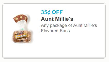 Aunt milies flavored buns
