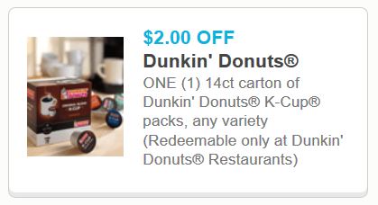 Dunkin donuts nov