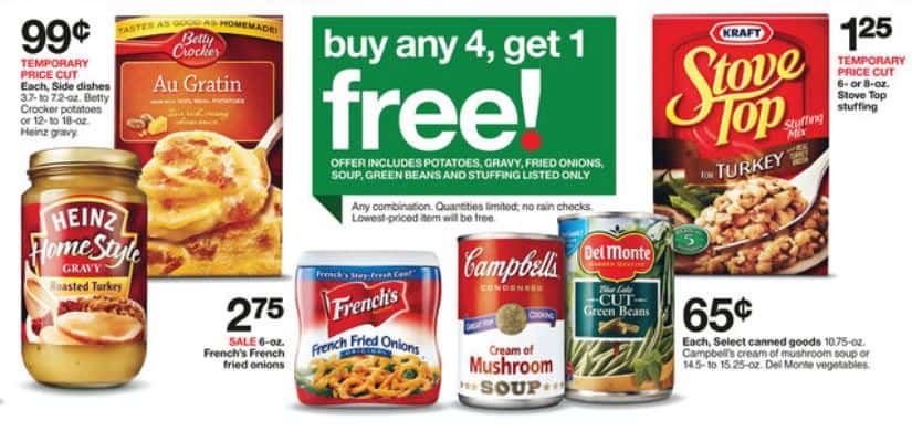 Taget buy four and get one free
