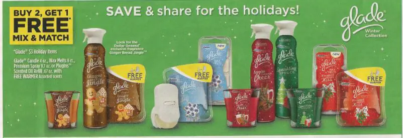 Dollar General buy two get one free glade