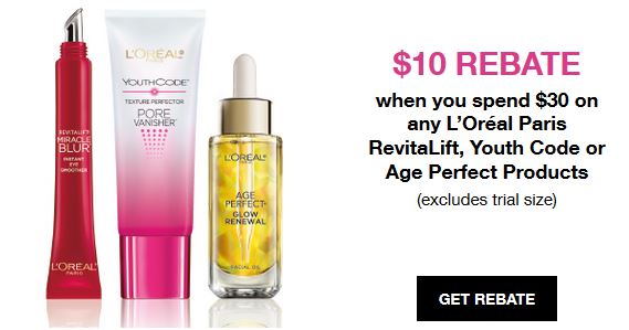 Loreal Paris Get A 10 Rebate When You Spend 30 On Any Loreal Paris 