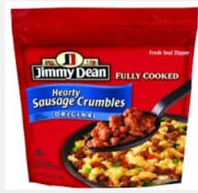 Jiimmy dean sausage crumbles