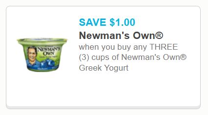 Newmans own yogurt