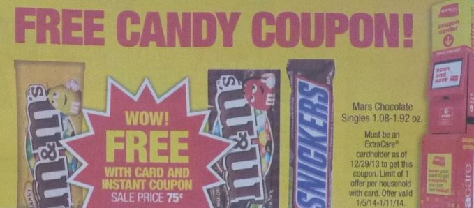 cvs free candy