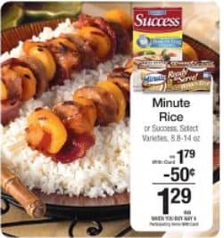 kroger minute or success rice