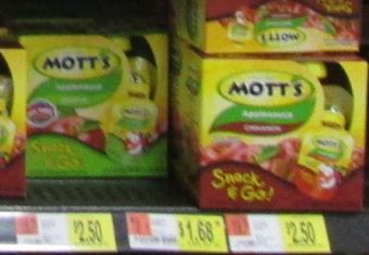 Motts snack and go wal