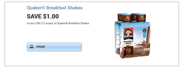 quaker breakfast shakes