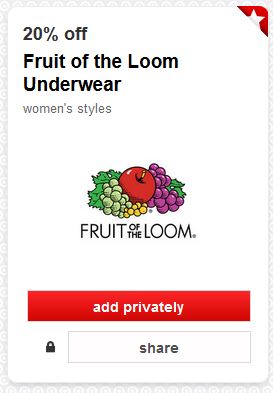 fruit of the loom womens cart