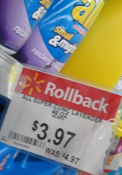all small and mighty rollback walmart