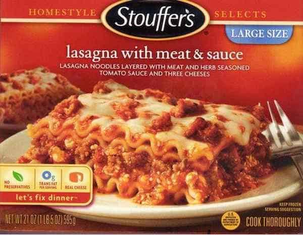 Stouffers Lasagna