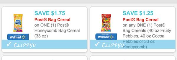 Post Cereal Coupon