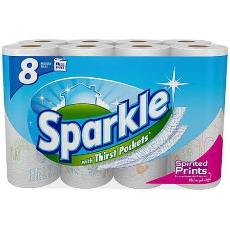 Sparkle Paper Towels 8 count