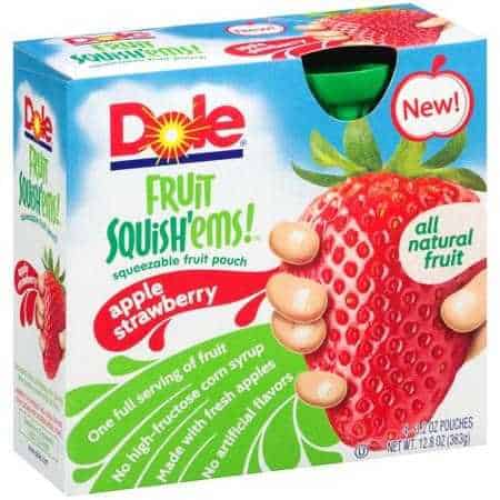 Dole Fruit Squish'ems
