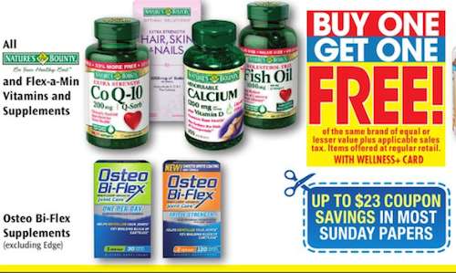 $3.00 Off ANY Osteo Bi-Flex® JOINT HEALTH* 30-60ct Printable Coupon Plus Rite Aid BOGO FREE Matchup!