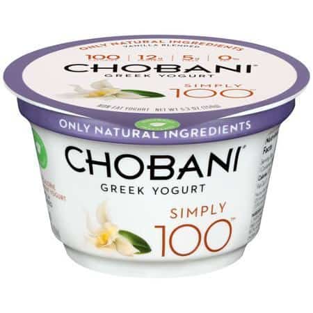 Chobani Simply 100 Greek Yogurt Printable Coupon