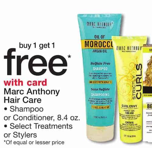 Marc Anthony Products Printable Coupon
