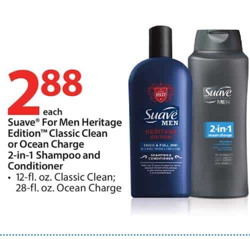 Suave for Men Products Printable Coupon