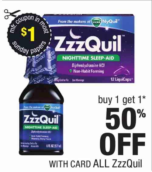 ZzzQuil Products Printable Coupon