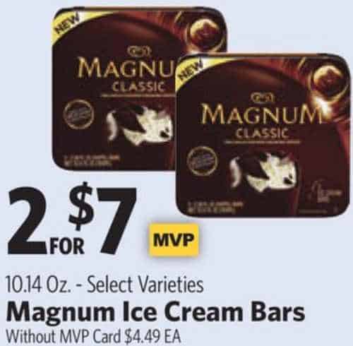 Magnum Ice Cream Bars Printable Coupon