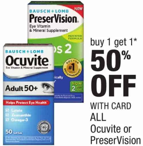 Printable Coupons and Deals Bausch + Lomb Ocuvite® Multivitamin