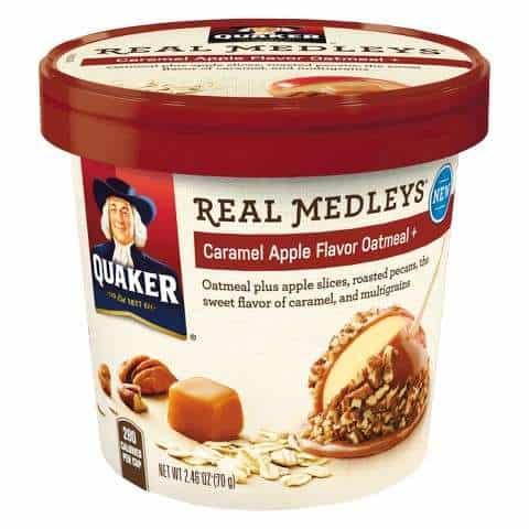 Quaker Real Medleys Oatmeal Cups Printable Coupon