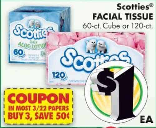 Scotties Facial Tissue Printable Coupon