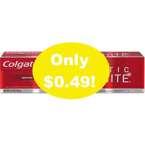 Colgate Optic White Toothpaste Printable Coupon