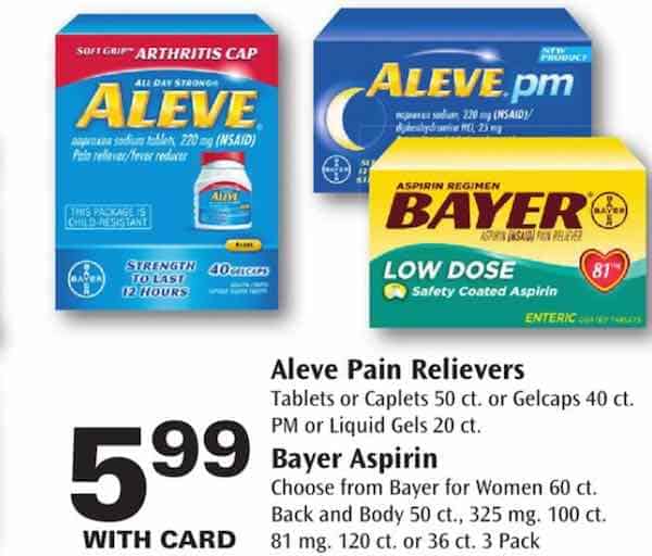 Aleve Products Printable Coupons