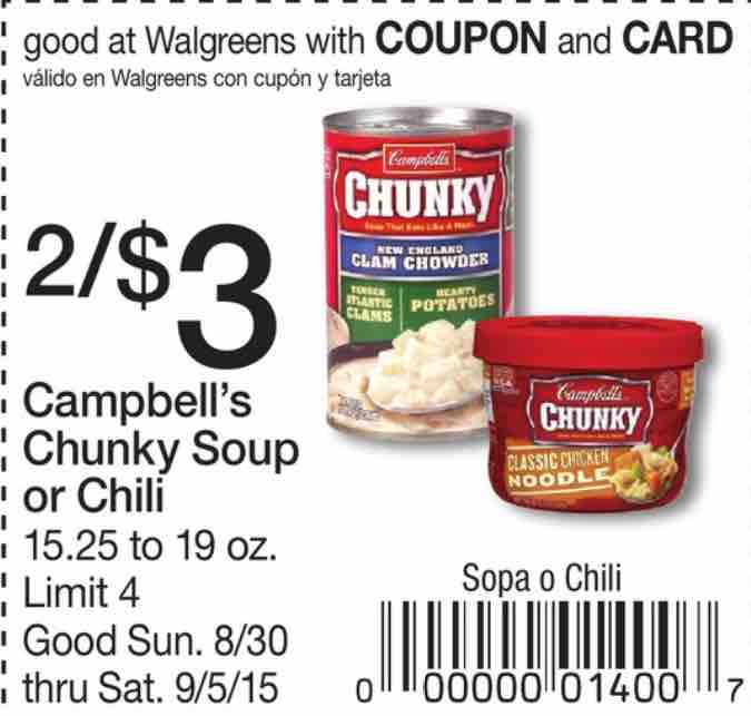 Campbell's Chunky Soup Printable Coupon