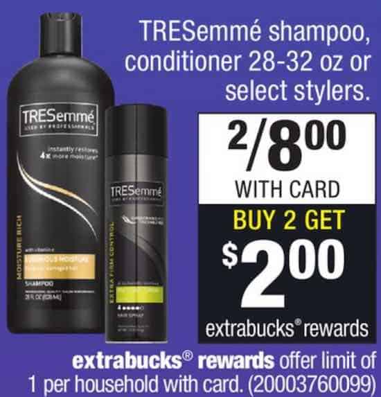 TRESemme Products Printable Coupon