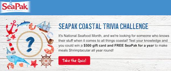 Seapak Coastal Trivia Challenge