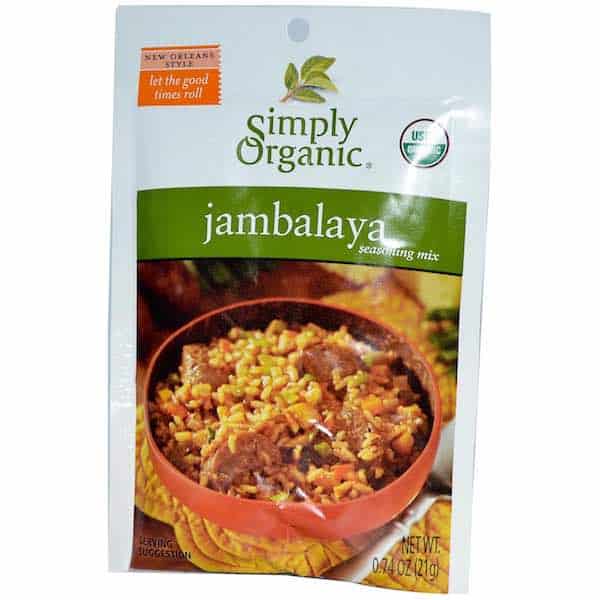 Simply Organic Jambalya Seasoning Mixes Printable Coupon