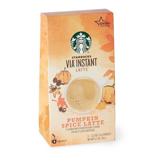 Starbucks Via Pumpkin Spice Latte Printable Coupon