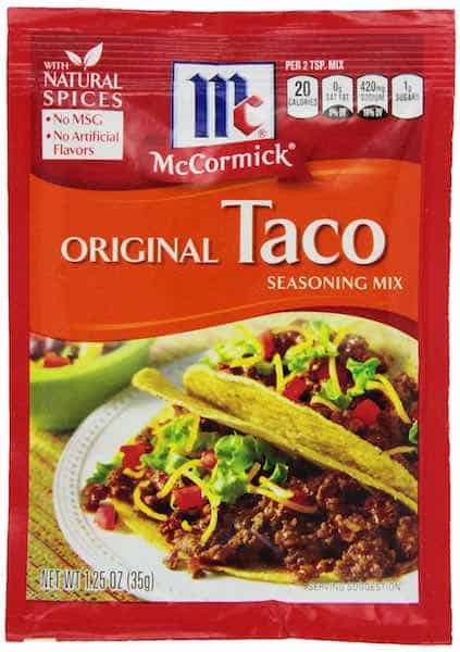McCormick Taco Seasoning Printable Coupon