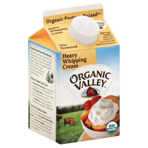 Organic Valley Heavy Whipping Cream 16oz Printable Coupon