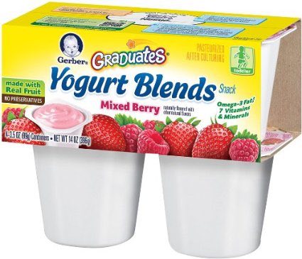 Gerber or Graduates Yogurt Blends Items Printable Coupon