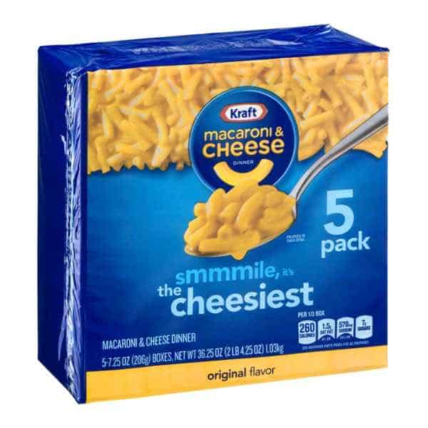 KRAFT Macaroni & Cheese Dinner 5pk Printable Coupon