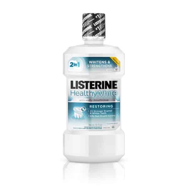 Listerine Healthy White Rinse Printable Coupon