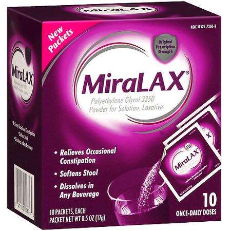 Miralax 10ct Packets Printable Coupon