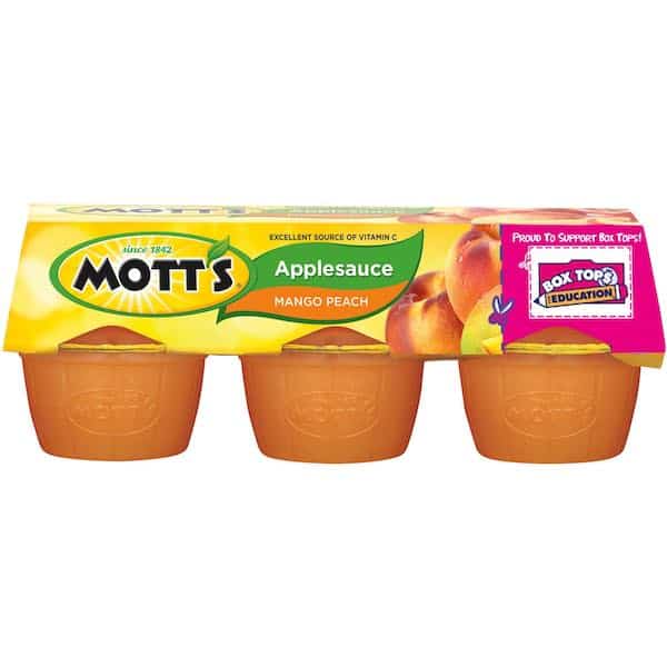 Mott’s Applesauce Cups 6pk Printable Coupon